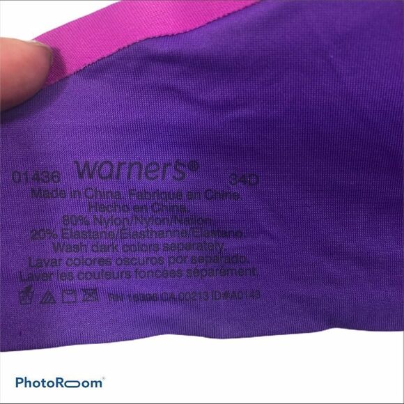 Warner’s 34D padded Purple and Pink bra - Picture 7 of 12